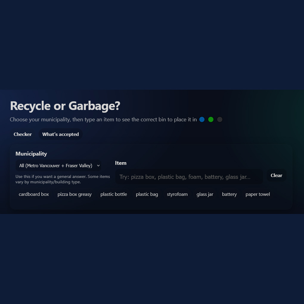 clutter to cash launched recycle or garbage checker online tool 4