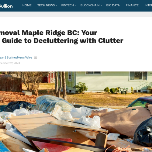 junk removal maple ridge british columbia canada on tech bullion