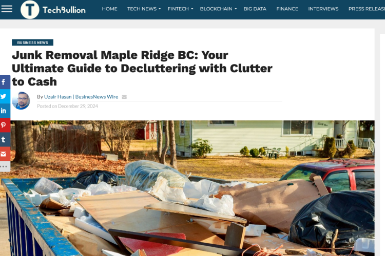 junk removal maple ridge british columbia canada on tech bullion
